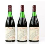 Three bottles of Berry Bros. & Rudd Charmes Chambertin red wine, 1970 vintage (3)