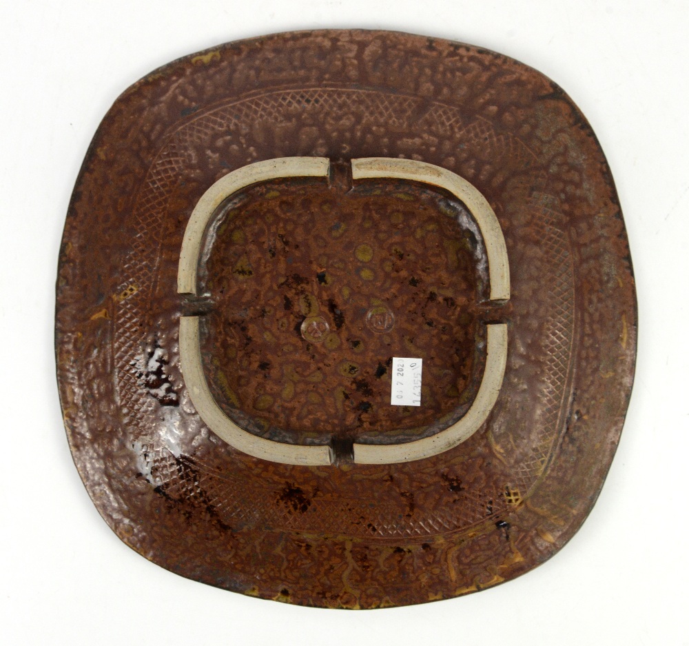 Michael Leach (British, 1913-1985), Yelland pottery, glazed stoneware footed dish, with stylised - Image 15 of 22