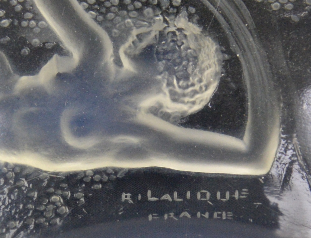 René Lalique Ondines opalescent glass bowl, early 20th century, the exterior relief moulded with - Image 5 of 14