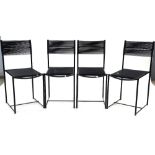 Giandomenico Belotti for Alias, four spaghetti chairs, each h33 x w40 x d45cmProvenance:  This lot