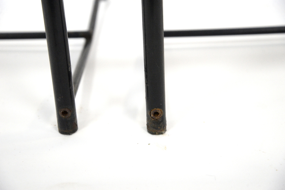 Giandomenico Belotti for Alias, two spaghetti stools in black, h86 x w45 d42cmProvenance:  This - Image 31 of 32