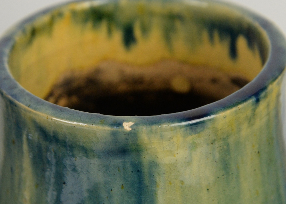 Belgium Pottery, including Thulin Faiencerie, vases and jugs in blue and green drip glaze, including - Image 6 of 38