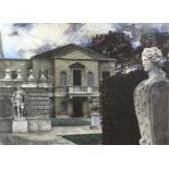 Jennifer Dickson (B.1936), 'The Muse and Inigo Jones, Chiswick House', aquatint, signed, titled