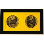 Amadeo de Ford Rinaldi (Italian, b.1941), two limited edition op art screenprints, to include '