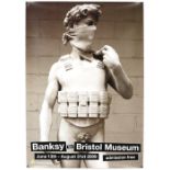 After Banksy. 'Banksy vs Bristol Museum', exhibition poster, 2009, 59 x 42cm. Rolled.
