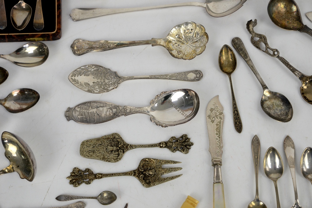 A quantity of silver plate to include various tea and coffee pots, mugs, sugar bowls etc. - Image 9 of 25