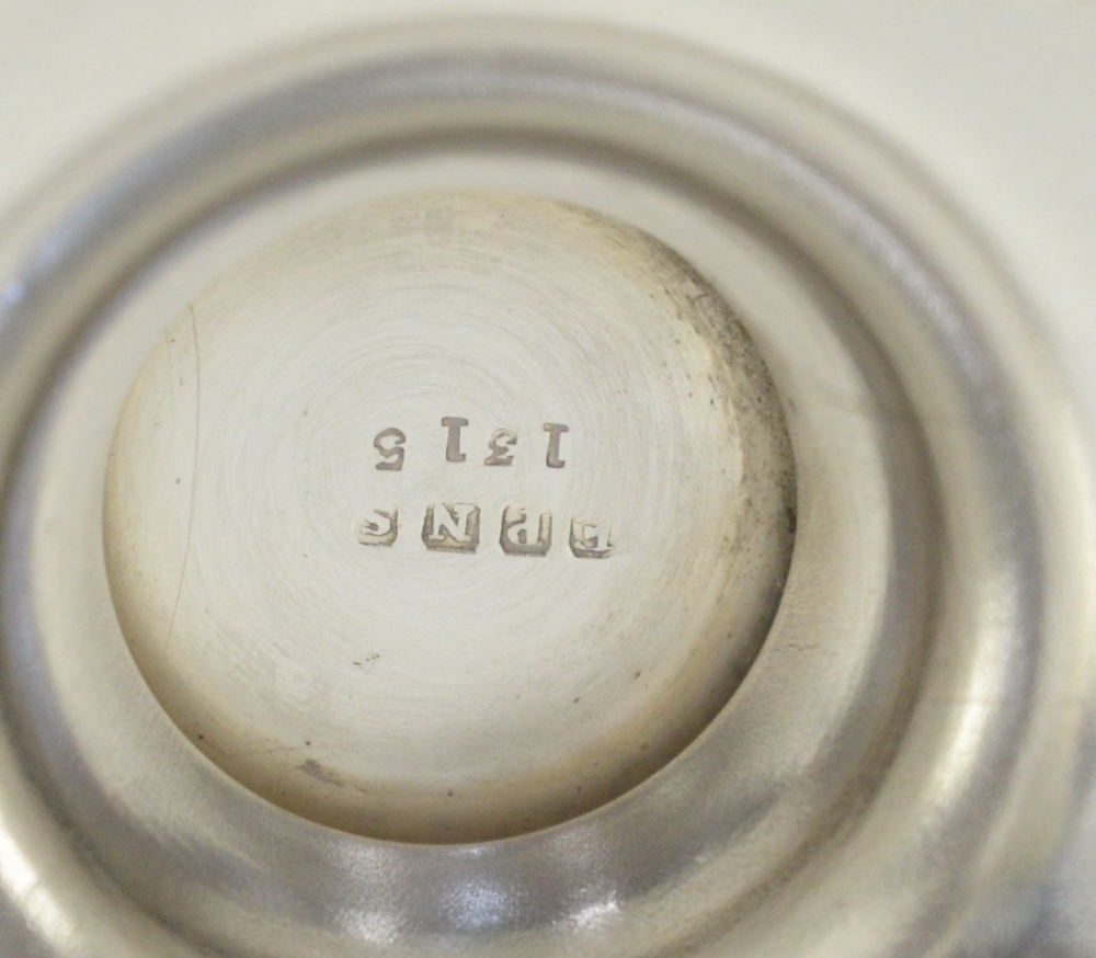 A Georgian silver caddy spoon, a pair of silver miniature candlesticks, a silver cup, white metal - Image 3 of 27