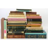 An interesting collection of books and novels, mainly fiction, many first editions
