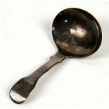 Georgian silver caddy spoon by George Wintle, London 1817