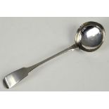 Scottish silver fiddle pattern toddy ladle by James Mckay, Edinburgh 1833