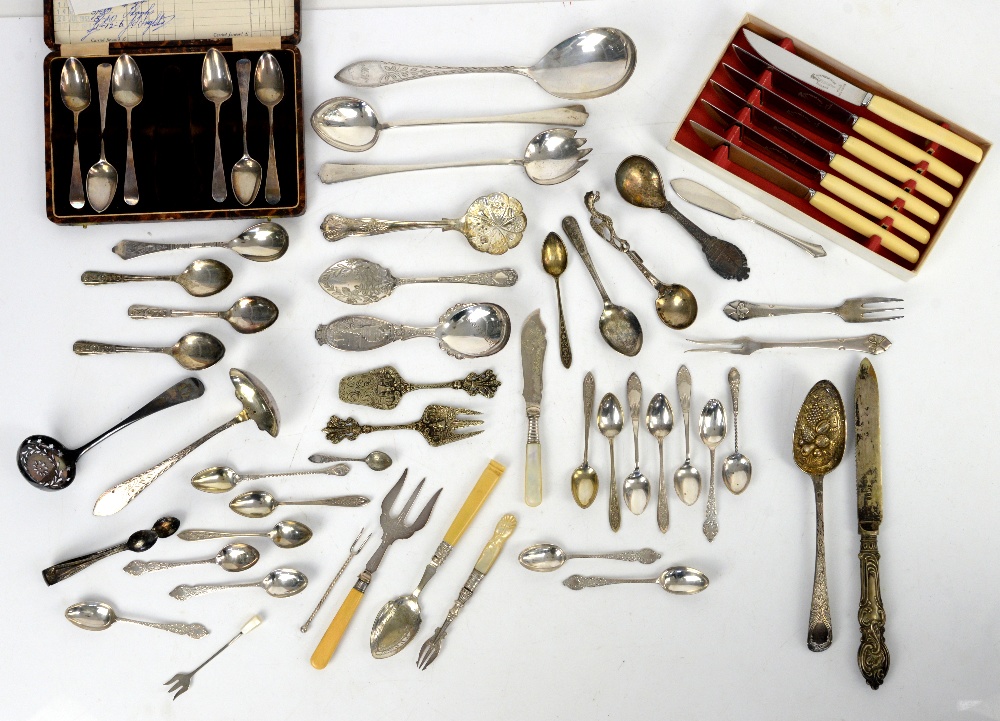 A quantity of silver plate to include various tea and coffee pots, mugs, sugar bowls etc. - Image 4 of 25