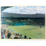 Edward Dawson (British, 1941-1999), Wimbledon, Centre Court, limited edition print, signed in pencil