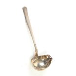 Swedish silver ladle with pouring lip by GAB Stockholm, 1967