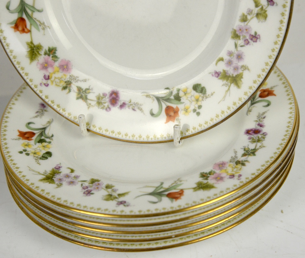 Wedgwood Mirabelle part service comprising teapot, saucers and cream jug, as well as a Spode - Image 4 of 6