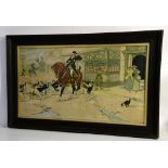 N. Drummond, pair of early 20th century hunting prints, 38.5cm x 69.5cm,