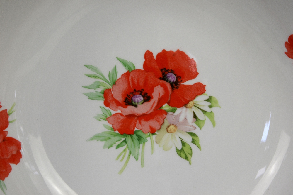 Royal Worcester wash jug and bowl decorated with poppies, Royal Doulton swan with cygnets, Country - Image 12 of 13