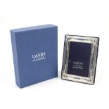 Boxed carrs silver photo frame of rectangular form