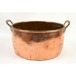 Copper preserving pan 34cm diameter