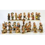 Collection of Goebel Hummel figures of children x 23