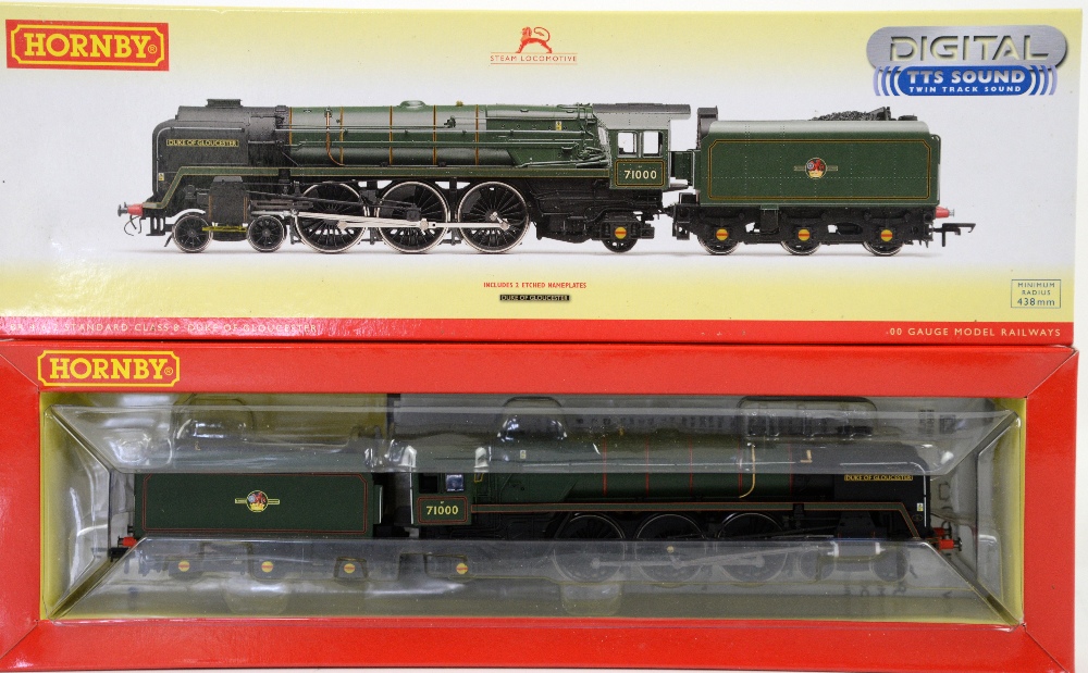 Hornby 00 gauge R3244TTS BR 4-6-2 Standard Class 8 'Duke of Gloucester' with TTS Sound (decoder