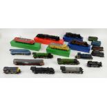 Collection of mostly Hornby H0/00 gauge locomotives, some with tenders, to include Coronation 4-6-