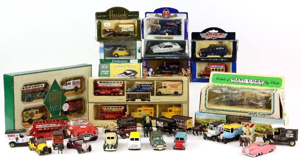 AMENDED DESCRIPTION NO TEA SETS IN THIS LOT Collection of Days-Gone, Matchbox Models of