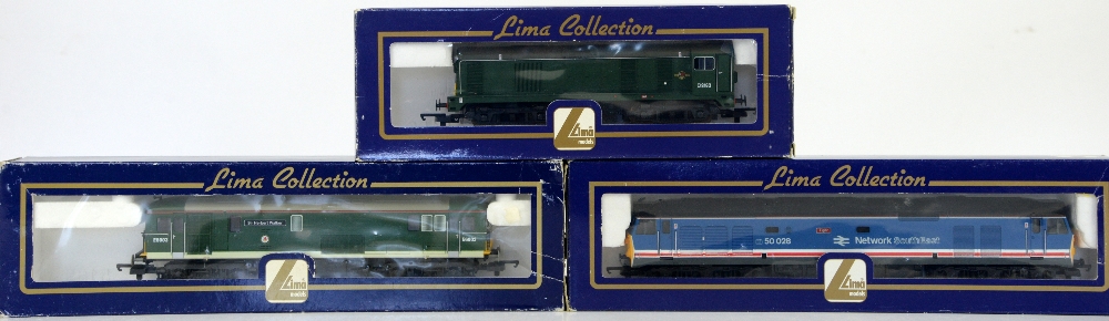 Lima Collection L149929 'Sir Herbert Walker in 204877A7 box, D8163 in green BR livery, and 'Tiger'