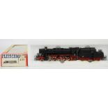 Fleischmann H0/00 gauge 4175, DB 50 058, locomotive and tender, boxed,