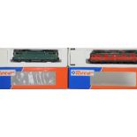 Two Roco H0/00 gauge locomotives, comprising 43698 SBB Ae 6/6 11423, and 43565 SNCF BB 9288, (2),
