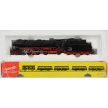 Fleischmann H0/00 gauge 4170, DB 01 220, locomotive and tender, boxed,