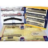 Hornby Railways 00 gauge 'Eurostar' train pack, boxed, Model Power No. 2501 'Amtrak Ice' part set,