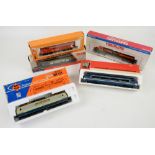 Piko H0/00 gauge 57475 electric locomotive BR185, Roco electric locomotive 4132A, Jouef Diesel