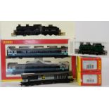 Hornby 00 gauge R2183B Class 2P locomotive and tender, R2345 Co-Co Diesel Electric Class 5B