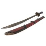 Into the Badlands (TV Series) - Quinn's clipper sword Armadillo Territory and scabbard. 88 cm long.
