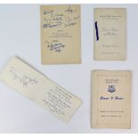 Portsmouth Football Club - Supporters Club signed memorabilia with various signatures including