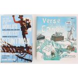 Two signed books - 'Verse for the Earth' signed by Martin Kiszko and Nick Park and 'The True