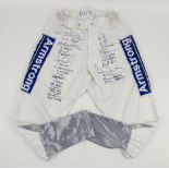 Horse Racing - Signed Jockey breeches worn by Denis O'Regan at a Grand National meet. Signatures