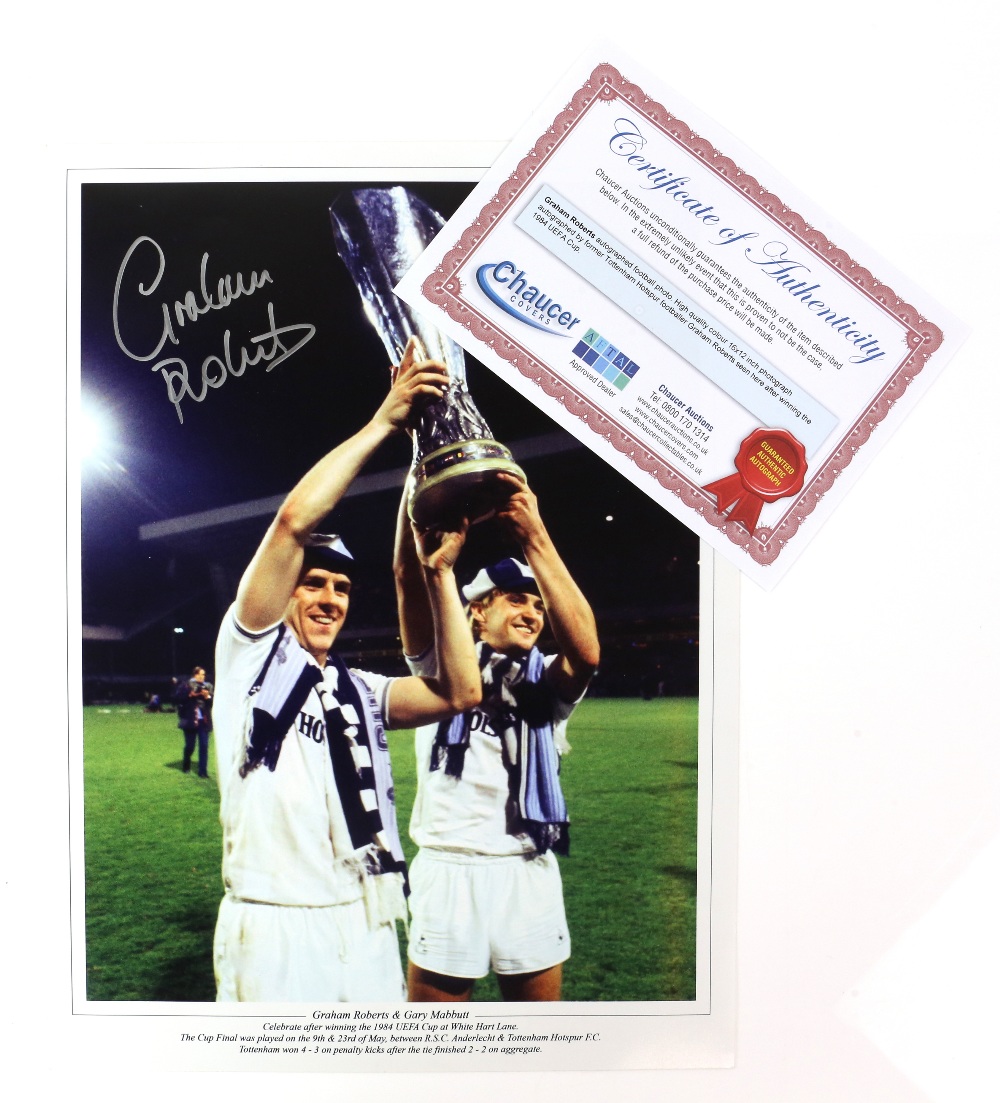 Football - Tottenham Hotspur signed pennant with official certificate of authenticity, with a - Image 10 of 18