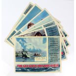 The Sea Shall Not Have Them (1954) Set of 8 Lobby Cards, 11 x 14 inches (8).