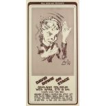 David Bowie - Bill Graham Presents Bowie On Stage, Oakland Coliseum music poster, framed & glazed,