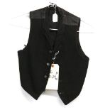 Waistcoat of Hollywood child actor Micky Moore (later film director). Stamped and labelled with