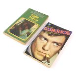 Autographs - Two paperback books, Robin and Marion signed and dedicated by Sean Connery and