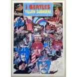 The Beatles - Yellow Submarine, an Italian film poster on card, 79 x 109 cm. Some fading to paper.