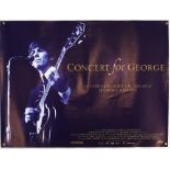 Concert for George (2003) British Quad film poster, starring George Harrison from The Beatles,
