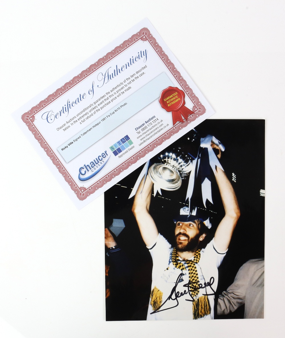 Football - Tottenham Hotspur signed pennant with official certificate of authenticity, with a - Image 8 of 18