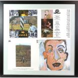 Bob Dylan. Self Portrait. Printers proof of the 2009 reissued LP vinyl cover album sleeve of the