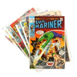 Marvel Comics Sub-Mariner No. 1, 2, 7, 8, 14, 19, 29, 22, 29, 30, 32, 34, 35, 44, 50, (15).