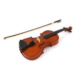 Primavera 1/4 size violin, case and bow. Used. Playing condition