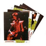 David Bowie - Two Ziggy Stardust sets of 8 UK Lobby cards and a Campaign book for The Man Who Fell