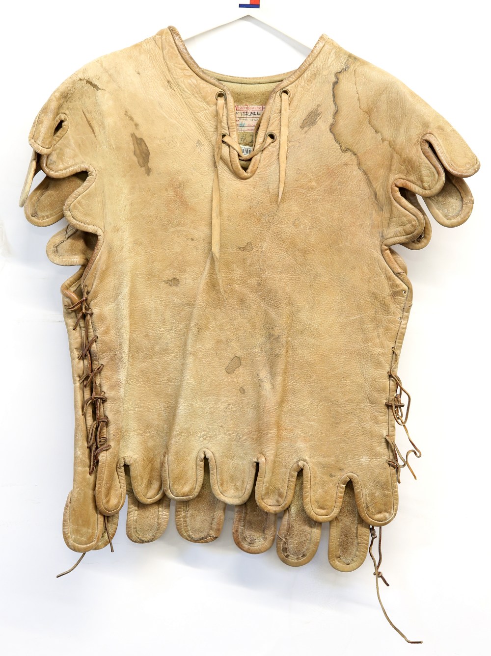 Leather Roman Cavalry tunic used in productions such as Cleopatra and Carry on Cleo. Western Costume - Image 2 of 4